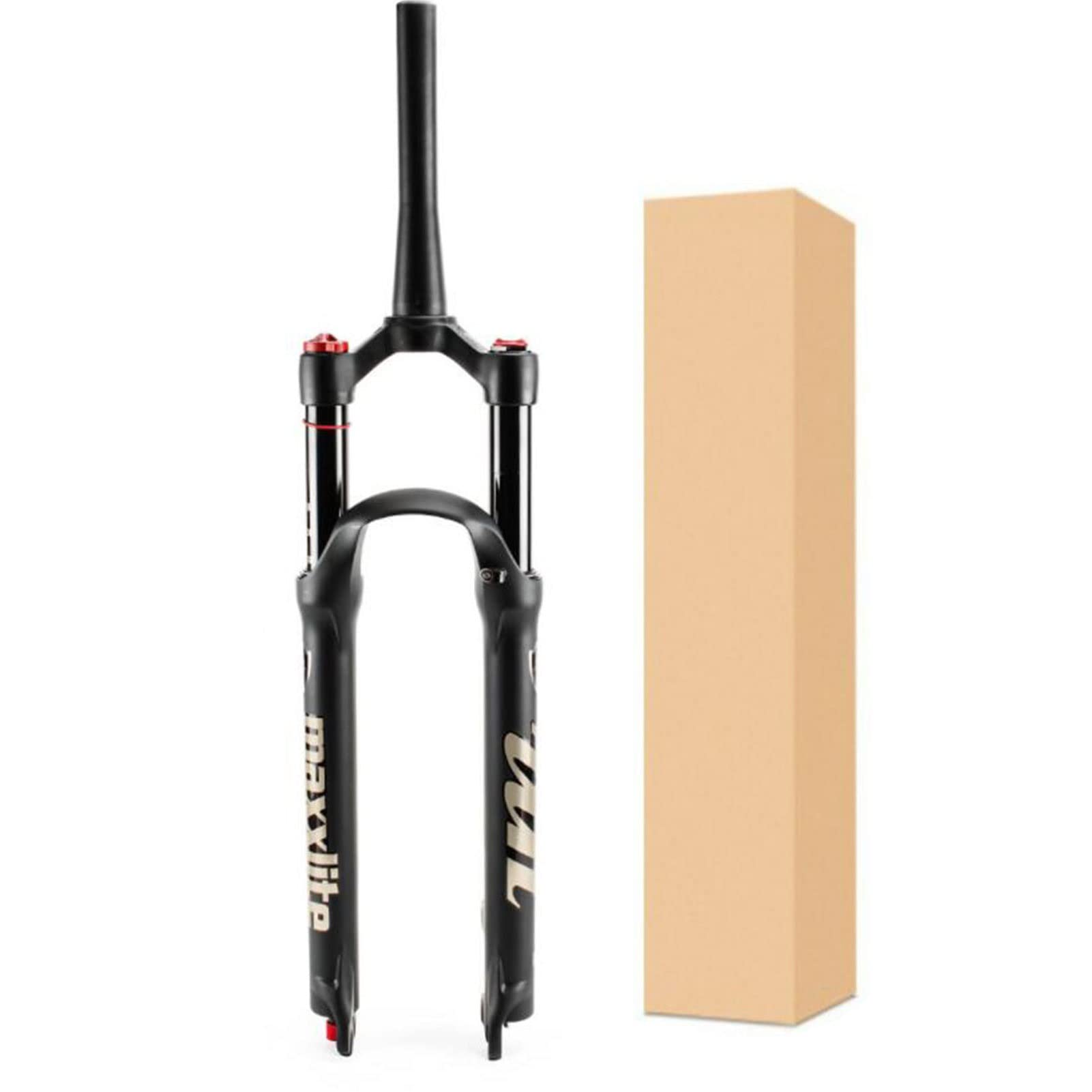 Fourche Avant pour VTT, débattement de 120 mm, Alliage d'aluminium, Amortisseur à Ressort, Accessoires de Suspension à air pour vélos 26/27,5/29".