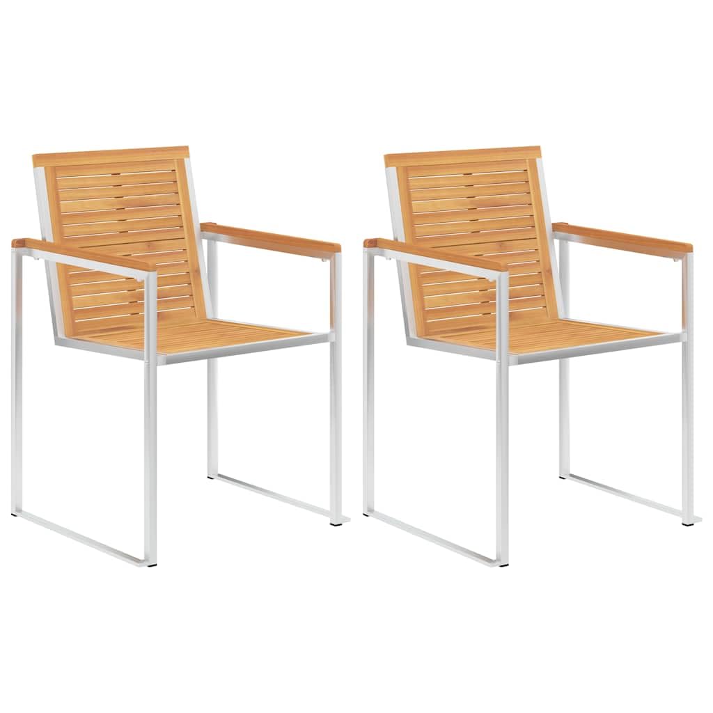 Chaise de jardin pliante teck anti-rouille pour oublier l'usure de la météo