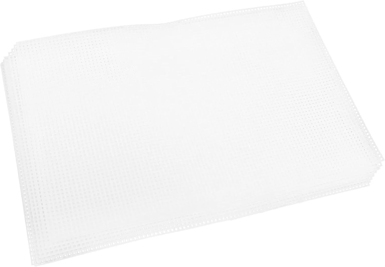Plastic Canvas Sheets 10 Pcs Plastic Canvas Mesh Sheets 86 Grid White Large Holes 33x50CM Embroidery Crochet Quilting Supplies DIY Projects
