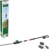 Bosch battery telescope bush pruning Universalhedgepole 18 battery, charger, carton, 18 Volt System, 2.5 Ah