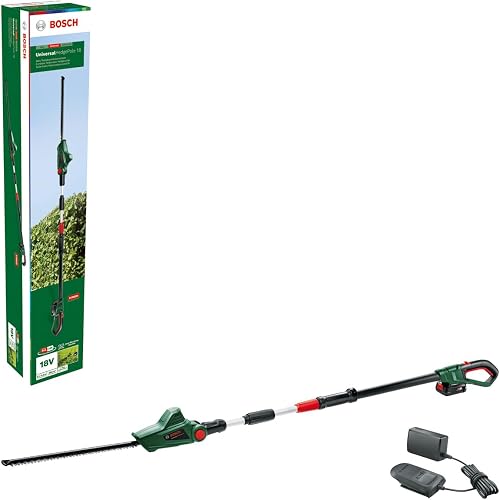 Bosch Tijeras cortasetos telescópicas a batería UniversalHedgePole 18 | 1 batería, sistema de 18V