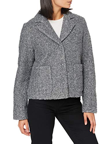 Preisvergleich Produktbild OPUS Damen Hansine Curly Mantel, Slate Grey Melange, 36