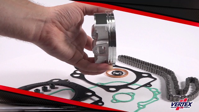 【épine】ベアトップ White Amazon.com: Vertex Top End Piston Kit Compatible with