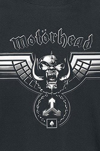Motörhead Winged Warpig Homme T-Shirt Manches Courtes Noir Regular/Coupe Standard - Les Beatles, Paul McCartney, John Lennon, RIngo Starr, George Harrison Motörhead Winged Warpig Homme T-Shirt Manches Courtes Noir Regular/Coupe Standard – Image 4