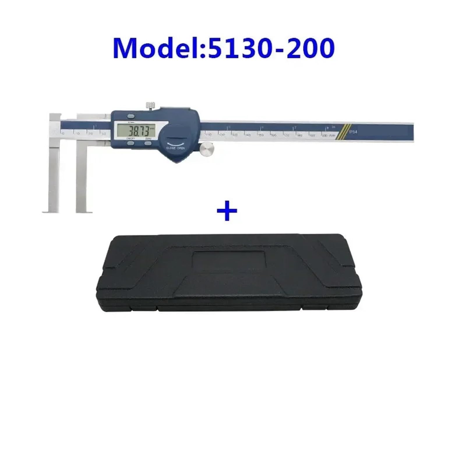 Calibro digitale, calibro digitale interno 8-150/13-200/15-300mm calibro elettronico digitale for scanalatura interna con calibro digitale micrometrico a lama di coltello strumenti di misura(13-200mm)