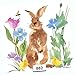 Rabbit Bunny Easter Chick Paper Napkins Decorative Individual Luncheon Decoupage Napkin 6.5