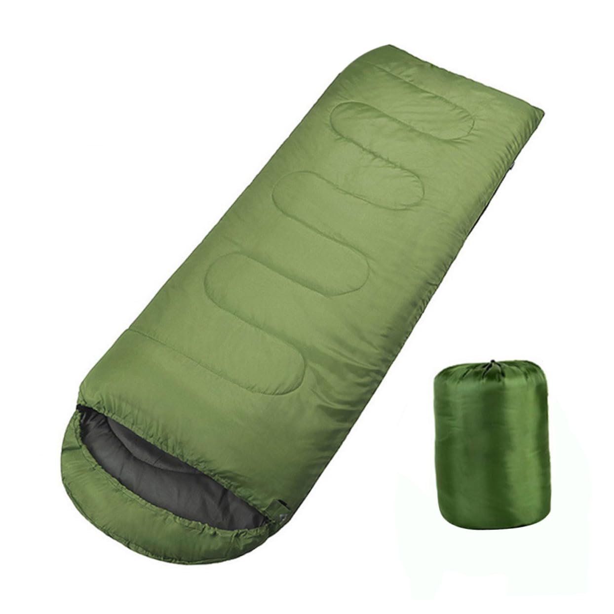 Lightweight Mummy Sleeping Bag for Hiking Camping and Home Use Olive Green Mummy Bag Cover (2 Pack, 1 Green and 1 Blue)