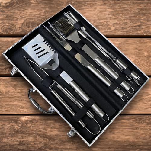 Set barbecue Küchenprofi Phoenix 8 pièces argent en acier durable - 3