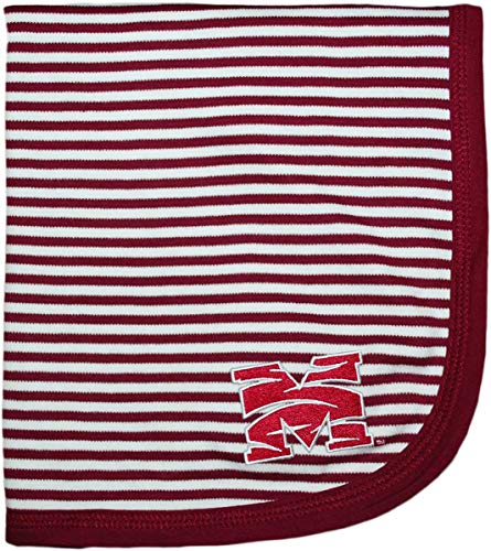Image of Creative Knitwear Morehouse Tigers Striped Baby and Toddler Blanket