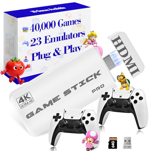 Game Stick 4K 40000 Games in 23 Emulator Console, Upgraded