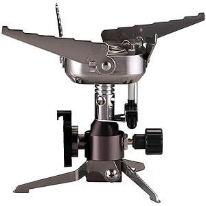 GCA- Junior CB-JCB Compact Burner Folding Pocket Stove, Portable Camping Backpacking Stove, with Foldable Bracket for Outdoor Picnic Hiking Activities