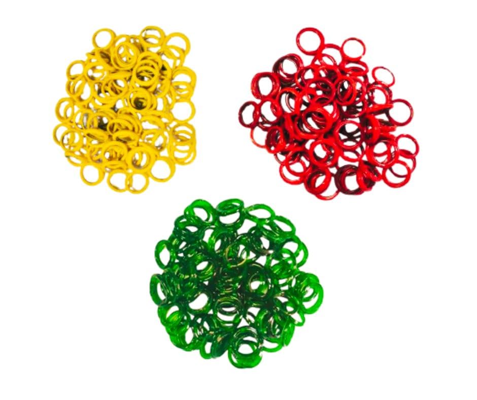 Ayodhyashri™ Chitti Gajulu-Small Pooja Bangles-Small Bangles For Lakshmi Pooja-Saraswathi Pooja -108x3Sets - Red/Yellow/Green-(Made of Glass)