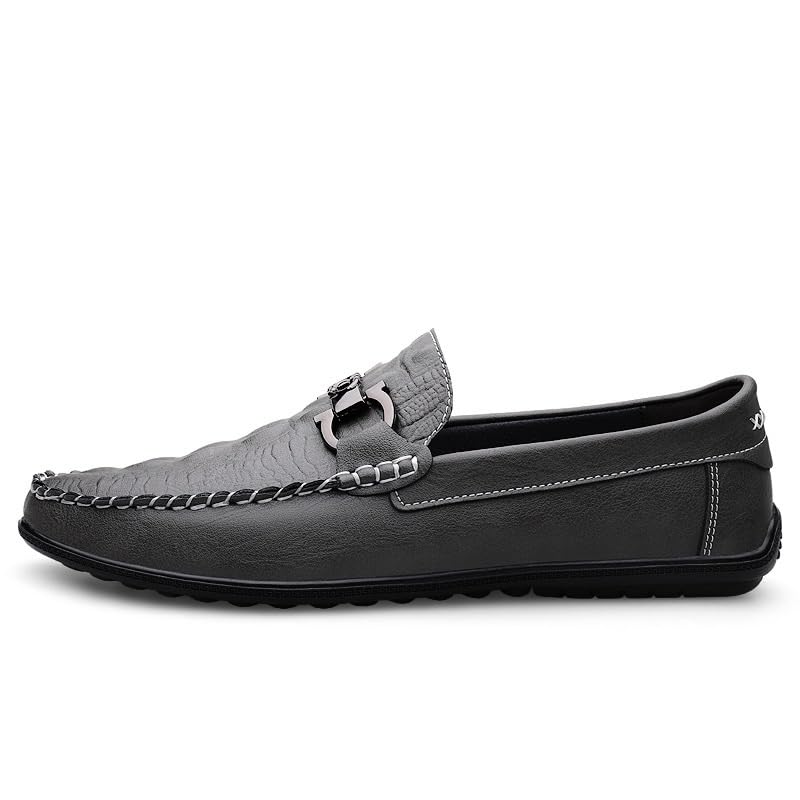 Men's Loafers Shoes Solid Color Leather Light Weight Loafers Anti-Slip Slip Resistant Flexible Prom Wedding Slip-ons2