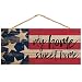 My Home Sweet Home American Flag 10 x 4.5 Wood Wall Hanging Plaque Sign