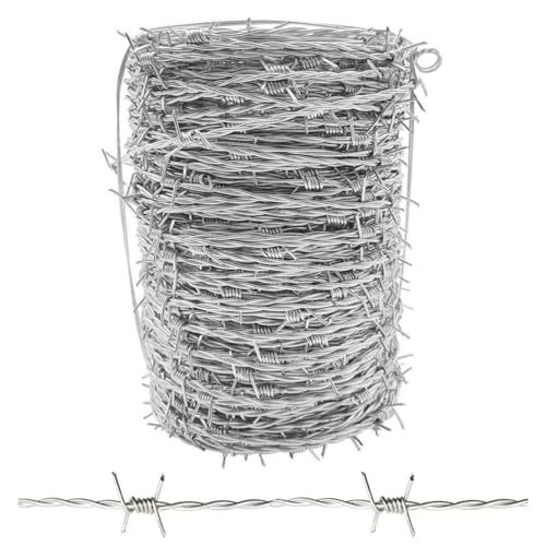 Mymawzey 328 ft Barbed Wire