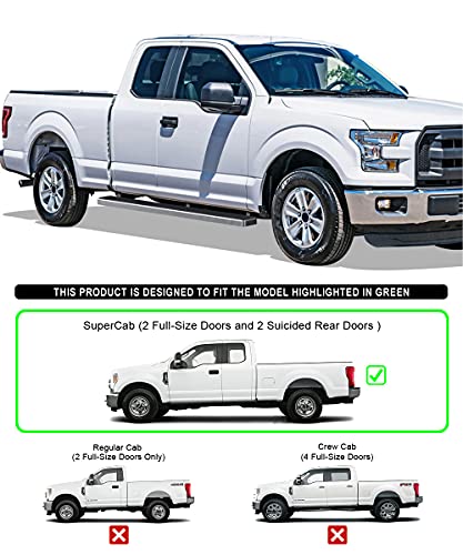 Estribos de Acero Inoxidable 304 para Ford F150 y F250 miniatura 2