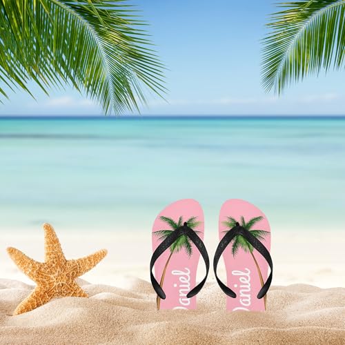 Custom Flip Flops for Men and Women, Personalized Faces Flip Flops Unisex Reef Sandals, Funny Beach Flip Flops2