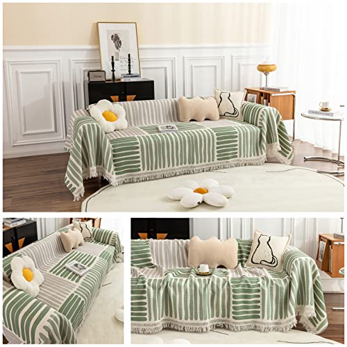 Housse de canapé haute densité en coton tissé robuste et durable - 6