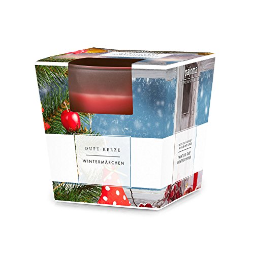 pajoma® Duftkerze, Wintermärchen - im satinierten Glas | 120g...