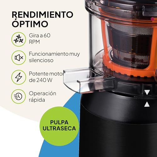 Exprimidor eléctrico sin BPA que conserva vitaminas de tus frutas 7