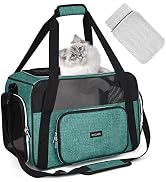 BAGLHER Pet Travel Carrier, Cat Carriers Dog Carrier for Small Medium Cats Dogs Puppies, Airline ...