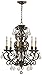 Quorum International 6157-6-44 Rio Salado 6 Light Chandelier, Toasted Sienna