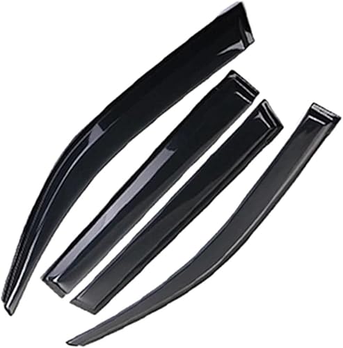Viseras de ventana deflectores de viento para Land Cruiser Prado Fj150 Mk4-J150 2010-2023 protectores de lluvia solar para ventanas laterales de