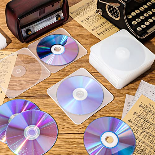 Macarrie 50 Pcs Slim Clear Transparent Cd Case Pp Poly Plastic Cases Dvd Case Cd Jewel Cases For Discs #TOP2