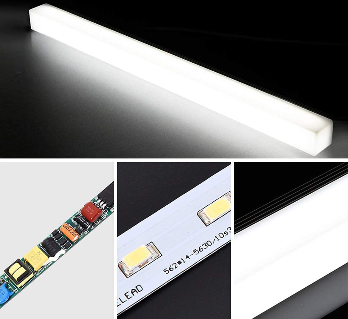 Lampada da specchio a LED per bagno IP44 Lampada da trucco per bagno Lampada da parete a specchio Apparecchio di illuminazione Lampada da parete per interni Moderna per bagno Luce fredda 6000K