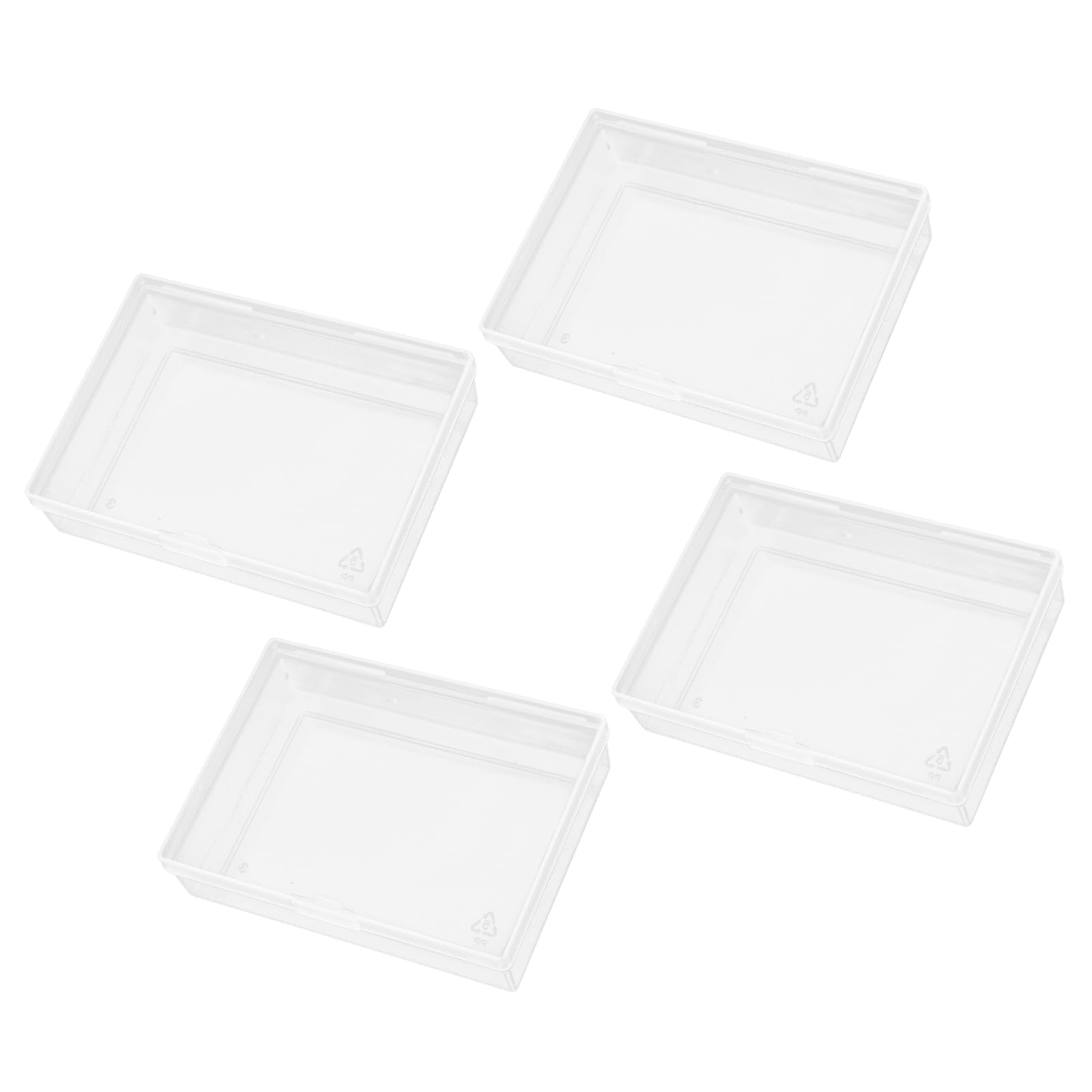 Geavonyg Playing Card Case Deck Boxes Gaming Holders Organizers Storage Box Clear Cards Box Clear Gaming Game Holders Organizers