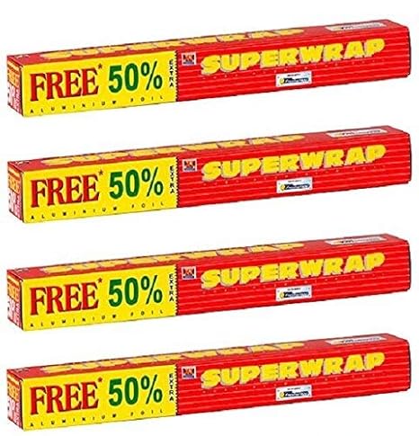 Superwrap Hindalco Aluminium Foil (Pack of 4)