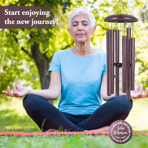 Image of ASTARIN Custom Retirement 36 inch Wind Chimes for Women Man 2024, Happy Retirement Gift Going Away Farewell Gifts for Teacher Coworkers Mom Dad Nurse Boss, Personalized Wind Chime Retiree Gift Ideas