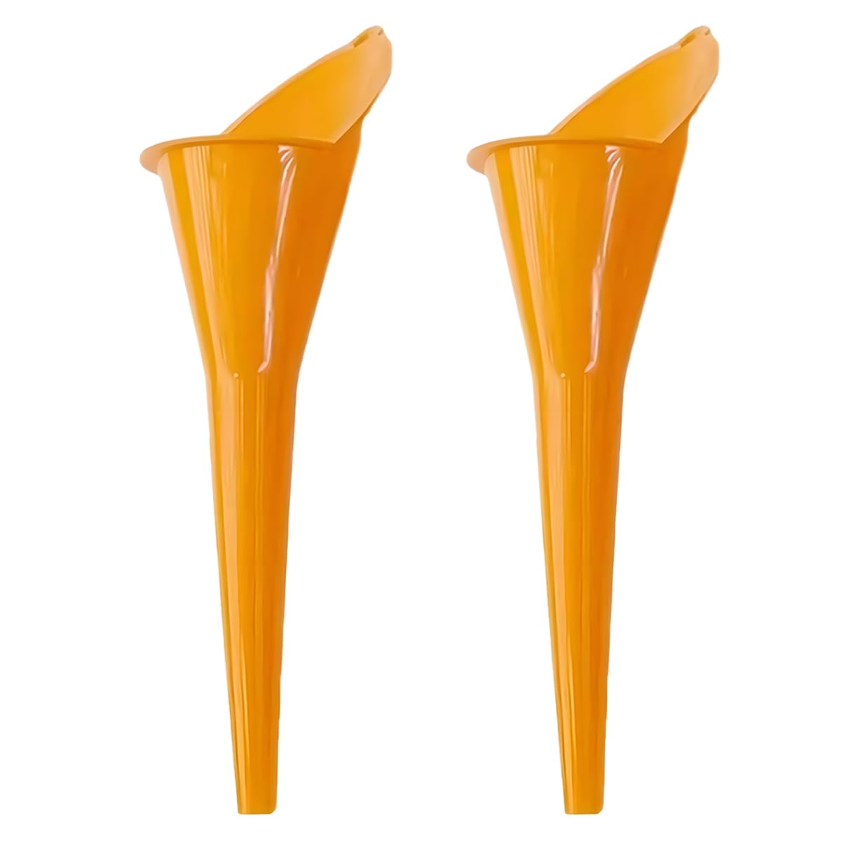 Long Neck Oil Funnel, Plastic Spill Saver Funnels, Multi-Function Funnel for All Automotive Oils, Water, Diesel Fuel, Lubricants, Engine Oils, Kerosene and Other Liquids (Large)