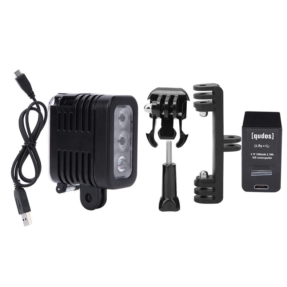 Unterwasser-Fülllicht, USB-Akku-LED-Video-Fülllicht-Action-Kamera Unterwasser-Tauchlampe für -Sportkamera