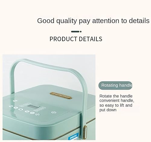 Miniatura 6 de Inicio Olla arrocera multifuncional 3L - Olla a presión de panel táctil de 550 W, utensilios de cocina inteligentes, verde