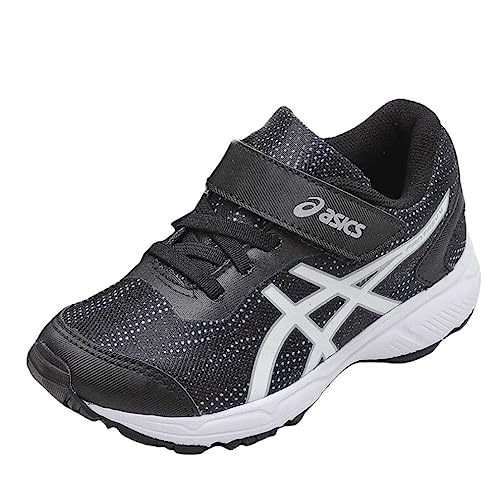 Tênis Asics Fantasy 4 Infantil - Preto/branco - 26