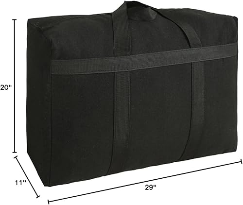 Miniatura 7 de IWEIK Bolsas de almacenamiento de lona extra grandes, bolsas organizadoras, para ahorrar espacio y almacenamiento en movimiento (180 litros, negro)