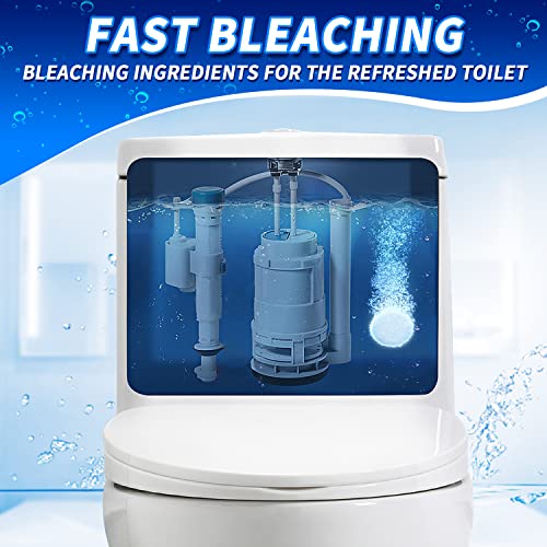 NATRUTH Automatic Toilet Cleaner, 20G*12 tablet Toilet Bowl Effervescent Cleaner Tablets Deep Clean Toilet Rim Block Lasting for 15 Days - Image 3