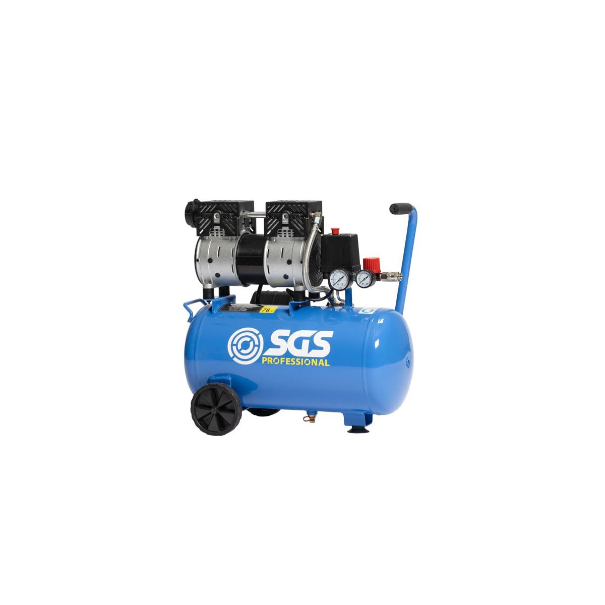 SGS Pro Super Silent 24L Air Compressor - 1HP 4.5CFM