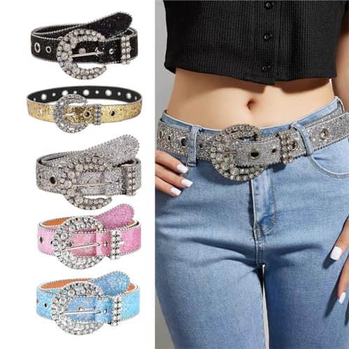 Gothic Waist Belts For Jeans Studded Belt For Punk Girls Street Impressive Modern Stage Street Dance2