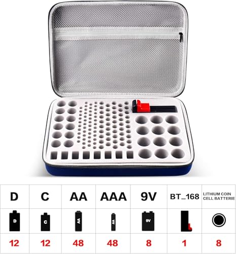 Boîte rangement piles avec testeur pour ne plus stocker de batteries vides - 2