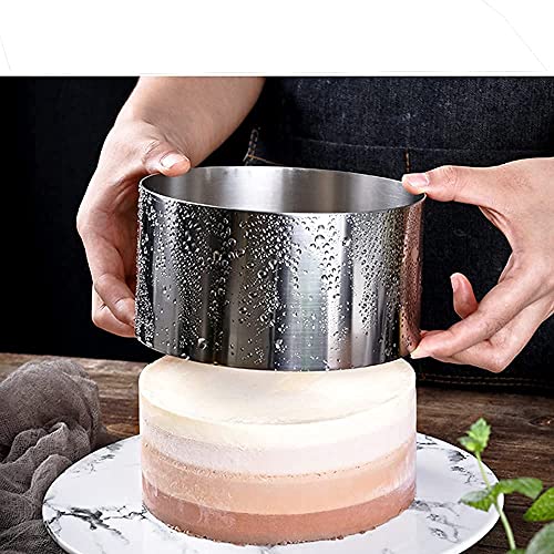 Anelli per torte,VVEMEERK Anello di Cottura Stampo...