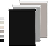 Vista 1 de Boolegon Persianas enrollables opacas para ventana, persianas enrollables personalizadas con protección UV, aislamiento térmico, persianas