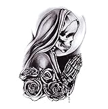 🍷Amplia gama de aplicaciones:🍷los tatuajes temporales realistas para adultos, hombres y mujeres son adecuados para Halloween, piscina, nadar en la playa, suministros para fiestas, Navidad, festivales, bodas, escuela, gimnasio.