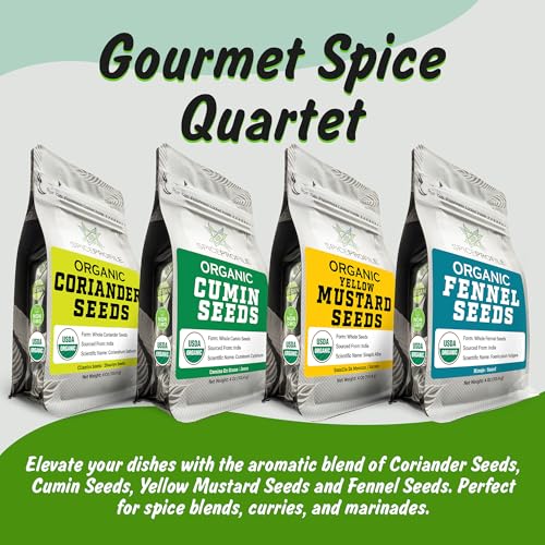 Spice Profile Coriander+Cumin+Fennel+Mustard Gourmet Spice Quartet image 2