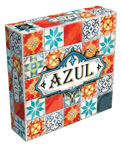 Image of Awestuffs Family Board Games for Adults and Kids - Ages 8 and up, 2 to 8 Players (Azul Tile Game)