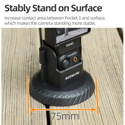 Soporte de base magnética anticaídas para Pocket 3 con trípode de mesa 6