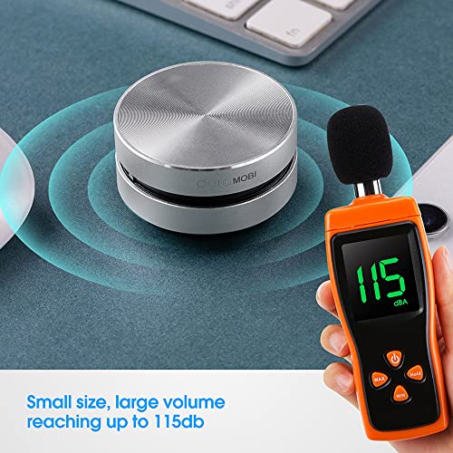 Image of Wirelessly BT Mini Speaker Bone Conduction Portable Wireless Speaker Stereo Bass Sound Creative Portable Speaker Mini Size Music Player Built-in Mic Sound Box(Silver)