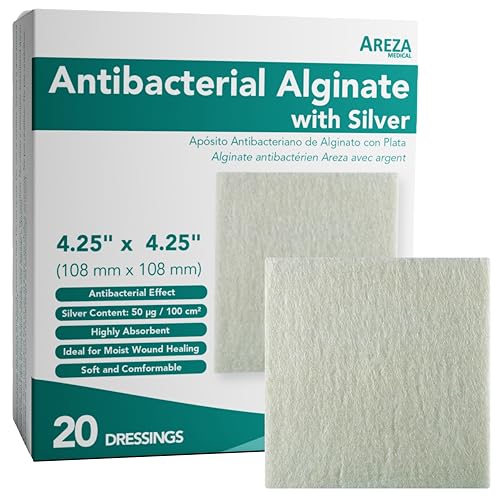 Areza Silver Calcium Alginate Wound Dressing Pads