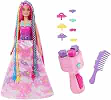 barbie417！ Barbie Dreamtopia Surprise Mermaid Doll, PINK/BLUE TAIL
